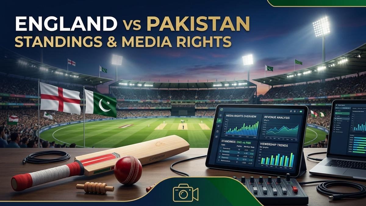 england cricket team vs pakistan national cricket team standings match scorecards and broadcasting media rights economics