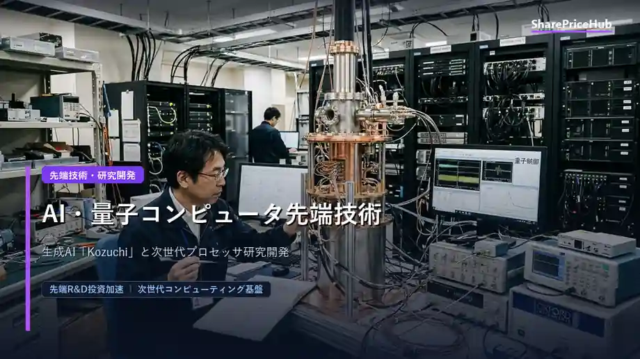 AIと量子コンピュータの研究開発をイメージした写真