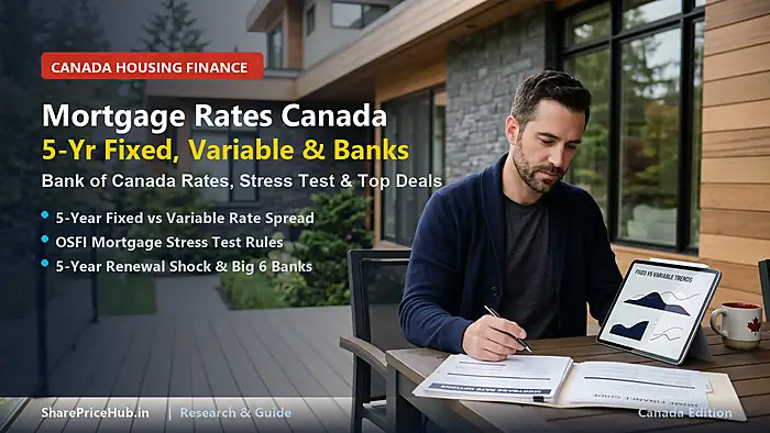 Mortgage Rates Canada: 5-Year Fixed, Variable & Banks