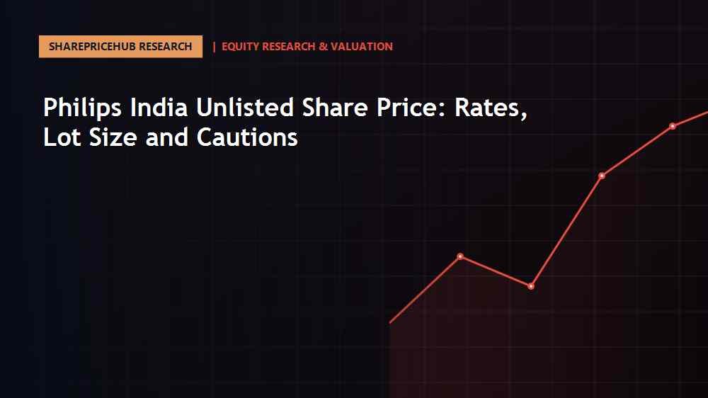 Philips India Unlisted Share Price: Rates, Lot Size and Cautions